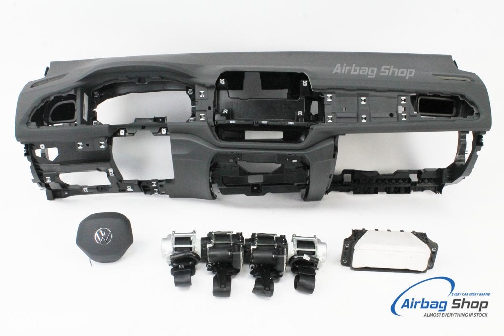 Airbag set Dashboard stiksel lift Volkswagen T-roc 2017-..., Gebruikt, Ophalen of Verzenden