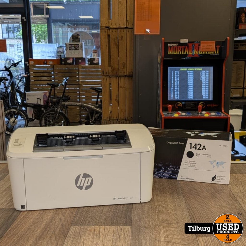 HP LaserJet M110w A4 laserprinter Incl orgineel HP Toner, HP, Gebruikt, Support@hp.com, 1501 Page Mill Road
Palo Alto, CA 94304
USA