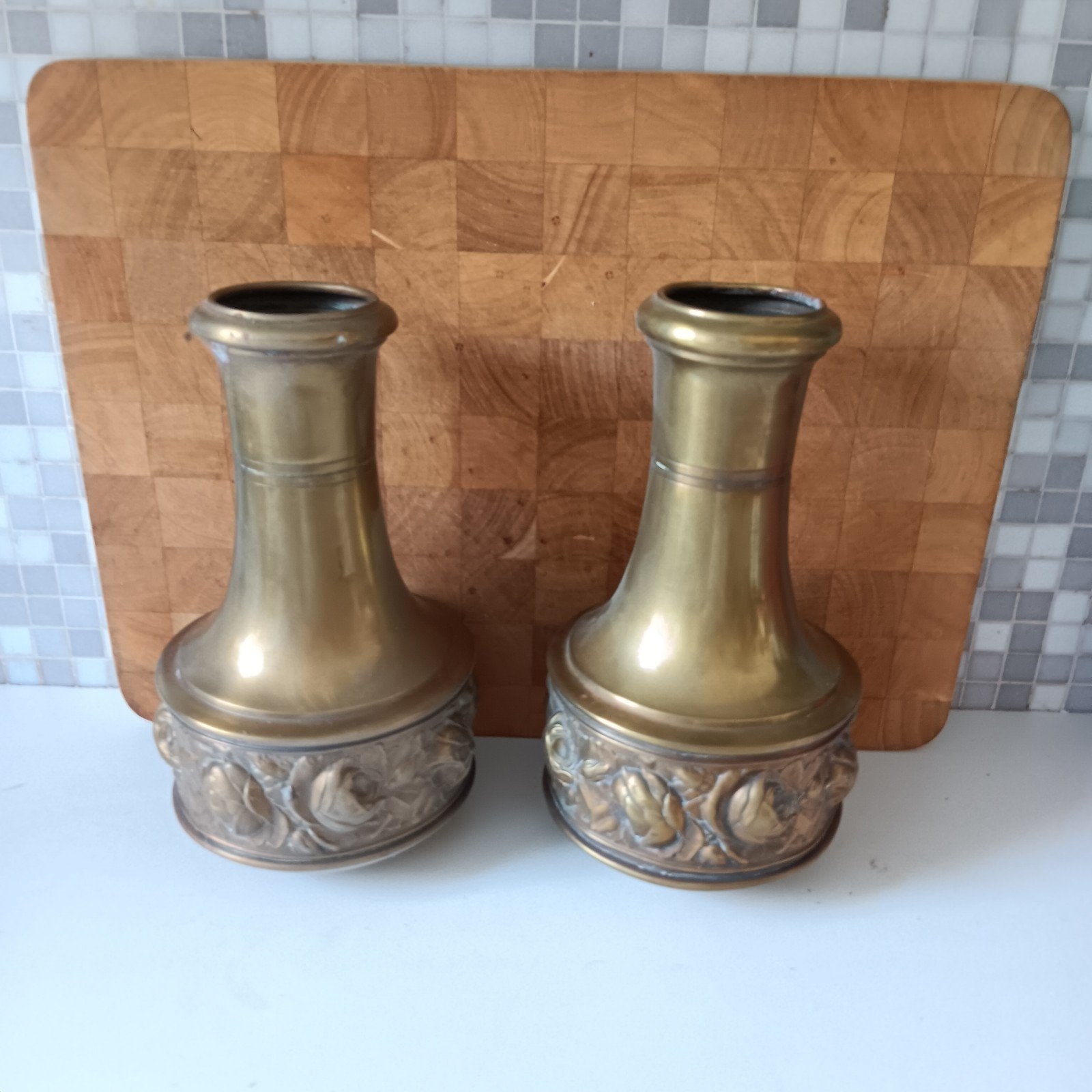 Set schouwvazen, Antiek en Kunst, Ophalen of Verzenden, Koper