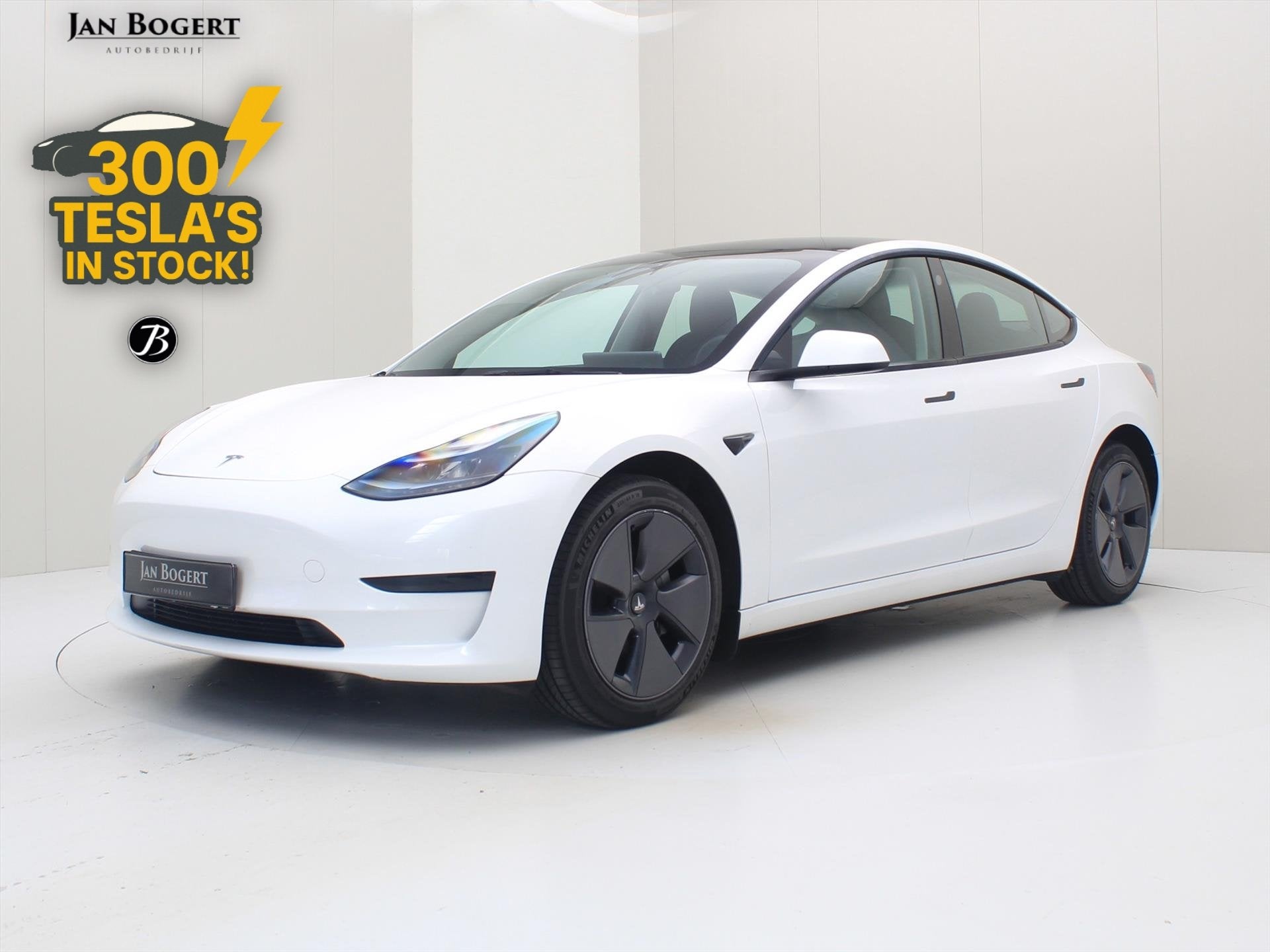 Tesla Model 3 Standard RWD Plus UPGRADE 94.8% SoH [ LFP-ACCU, Auto's, Automaat, Gebruikt, Zwart, Wit