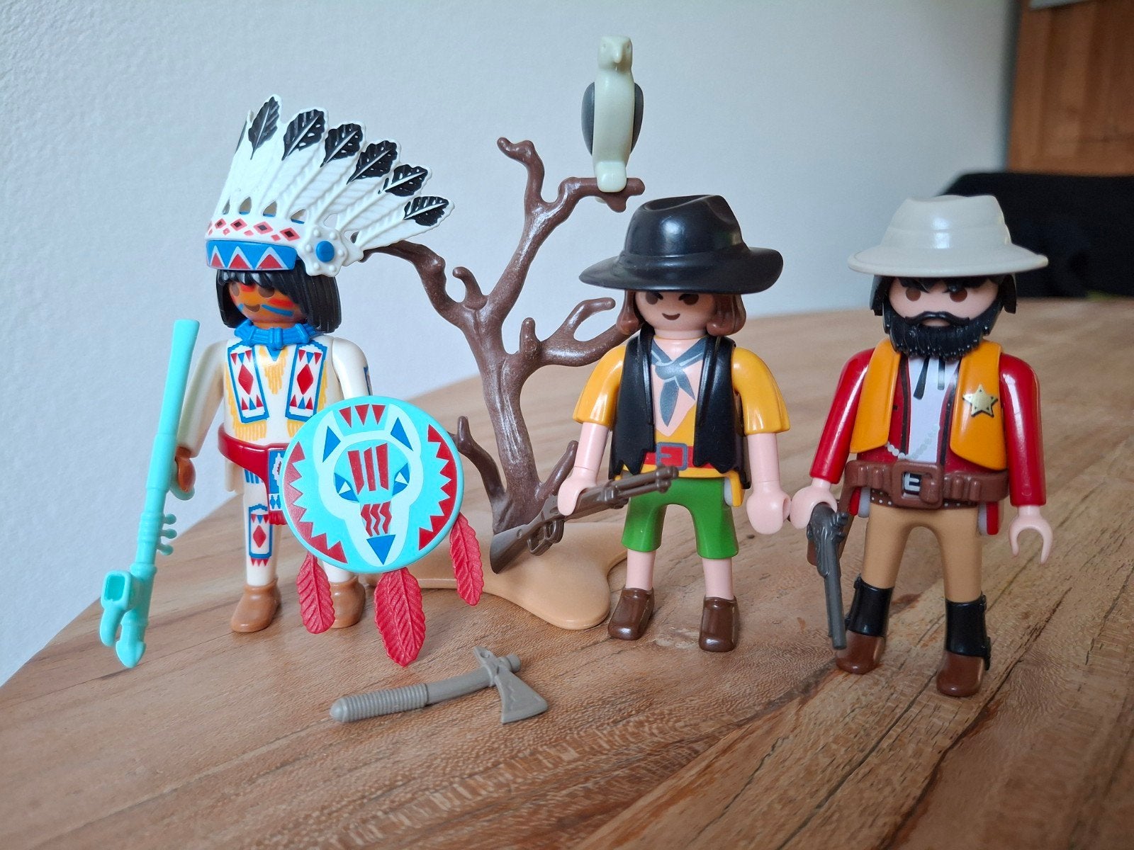 Playmobil Wild West set: Indiaan 70062 en cowboys, Ophalen of Verzenden, Gebruikt, Jongen of Meisje