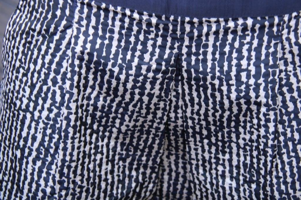 Rok donkerblauw/ creme Purdey mt 42 Vaste prijs, Blauw, Maat 42/44 (L), Ophalen of Verzenden, Zo goed als nieuw