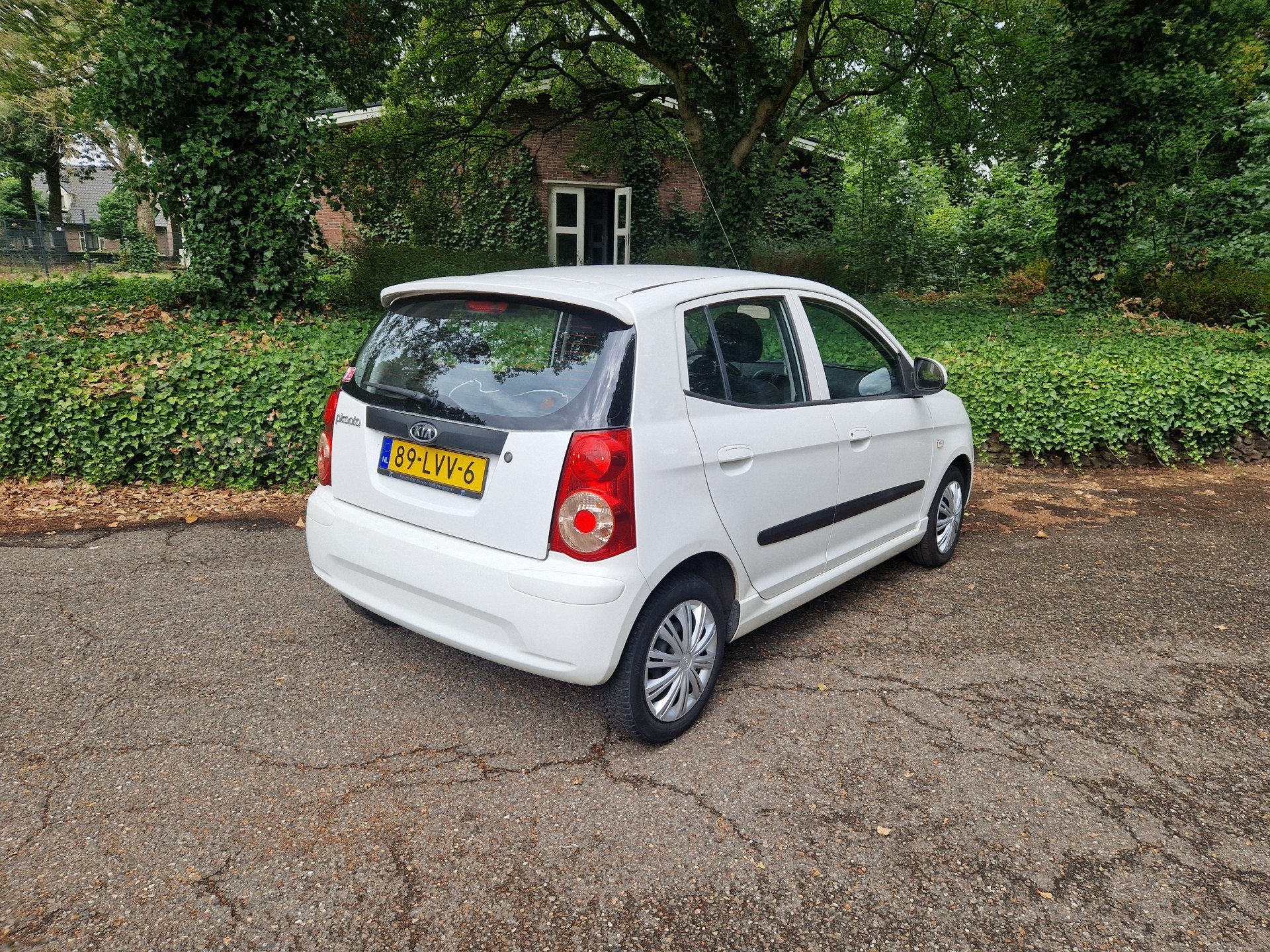 Kia Picanto 1.0, airco, apk 8-2027, 118900km, zie omschr., Auto's, 4 cilinders, 400 kg, Wit, Origineel Nederlands