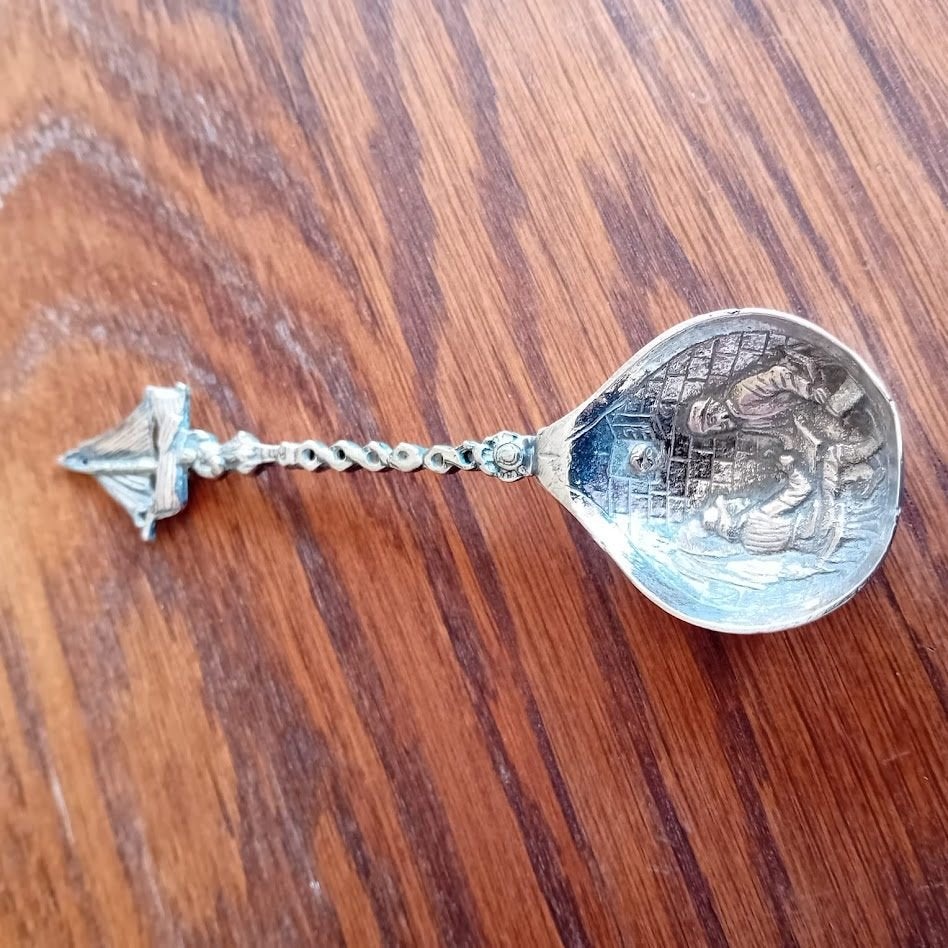 zilveren suikerschep, Ophalen of Verzenden, Zilver