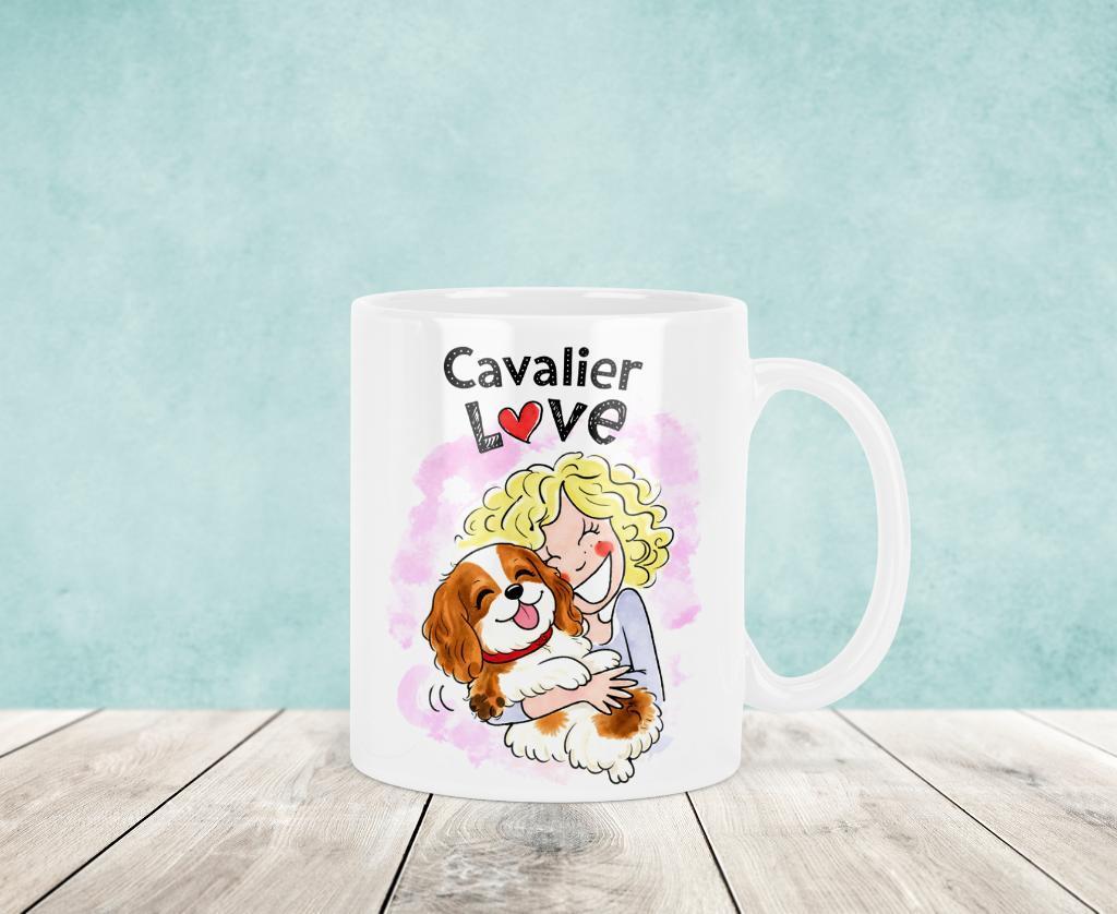 Cavalier King Charles Mok - Blond Stijl, Huis en Inrichting, Keuken | Servies, Nieuw, Kop(pen) en/of Schotel(s), Blond Amsterdam
