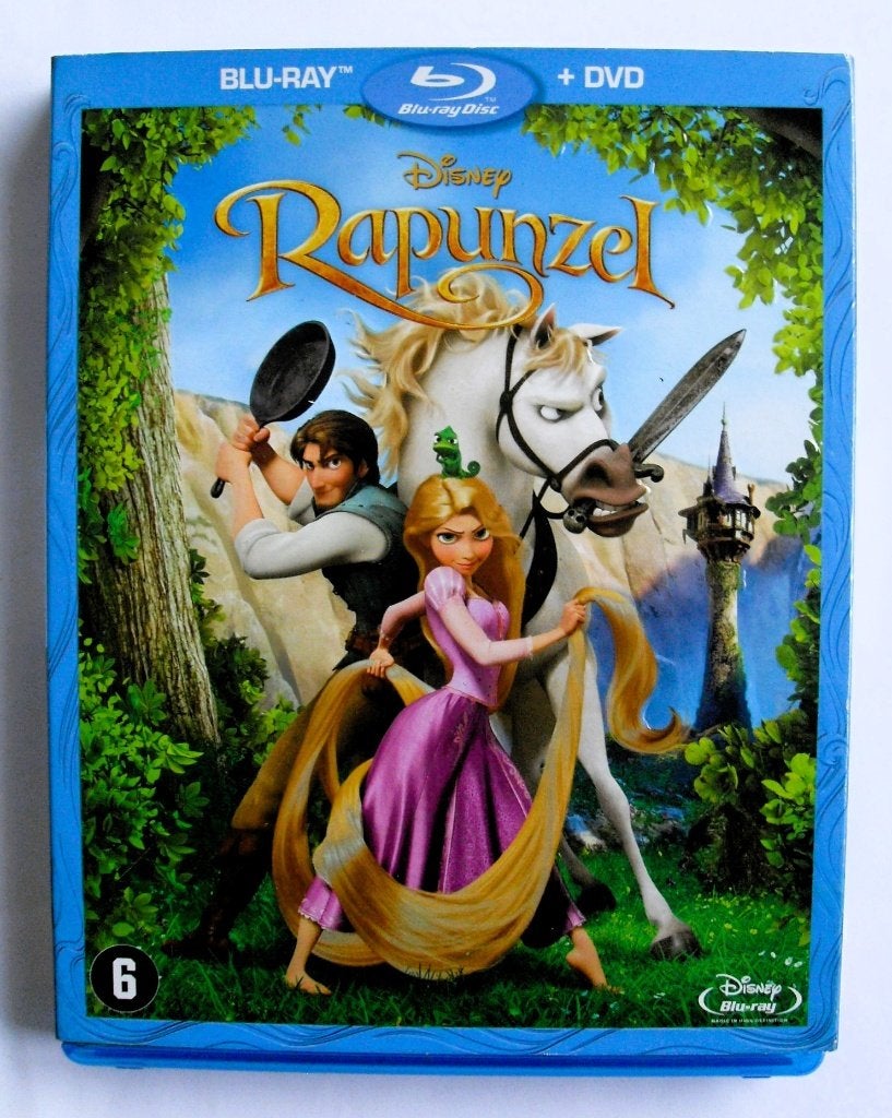 Rapunzel (originele blu-ray & dvd) Disney - nr 54, Nederlands, Ophalen of Verzenden, Blu-ray, Nederlands