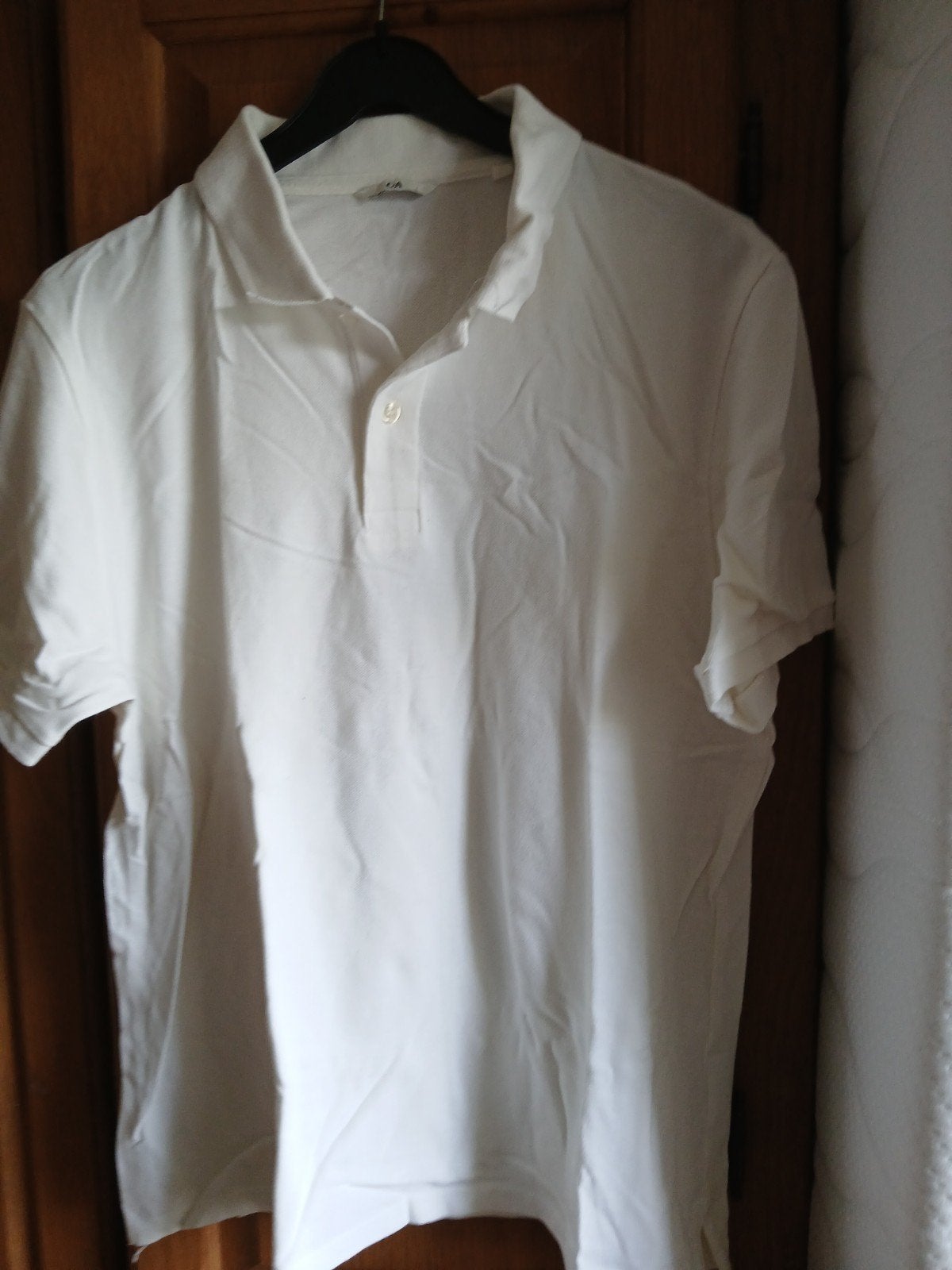 Off white polo in maat L van de C&A., Ophalen, Maat 52/54 (L), Overige kleuren, C&A