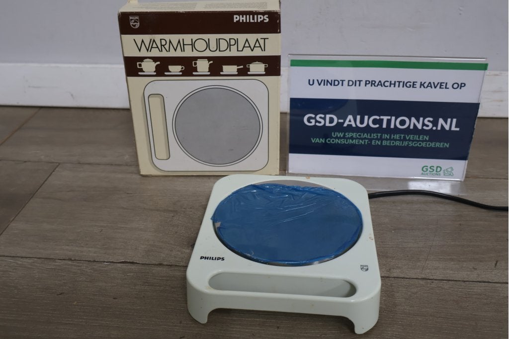 Elektrische Vintage Philips Warmhoudplaat, Niet ingevuld, Gebruikt, Niet ingevuld, Ophalen of Verzenden