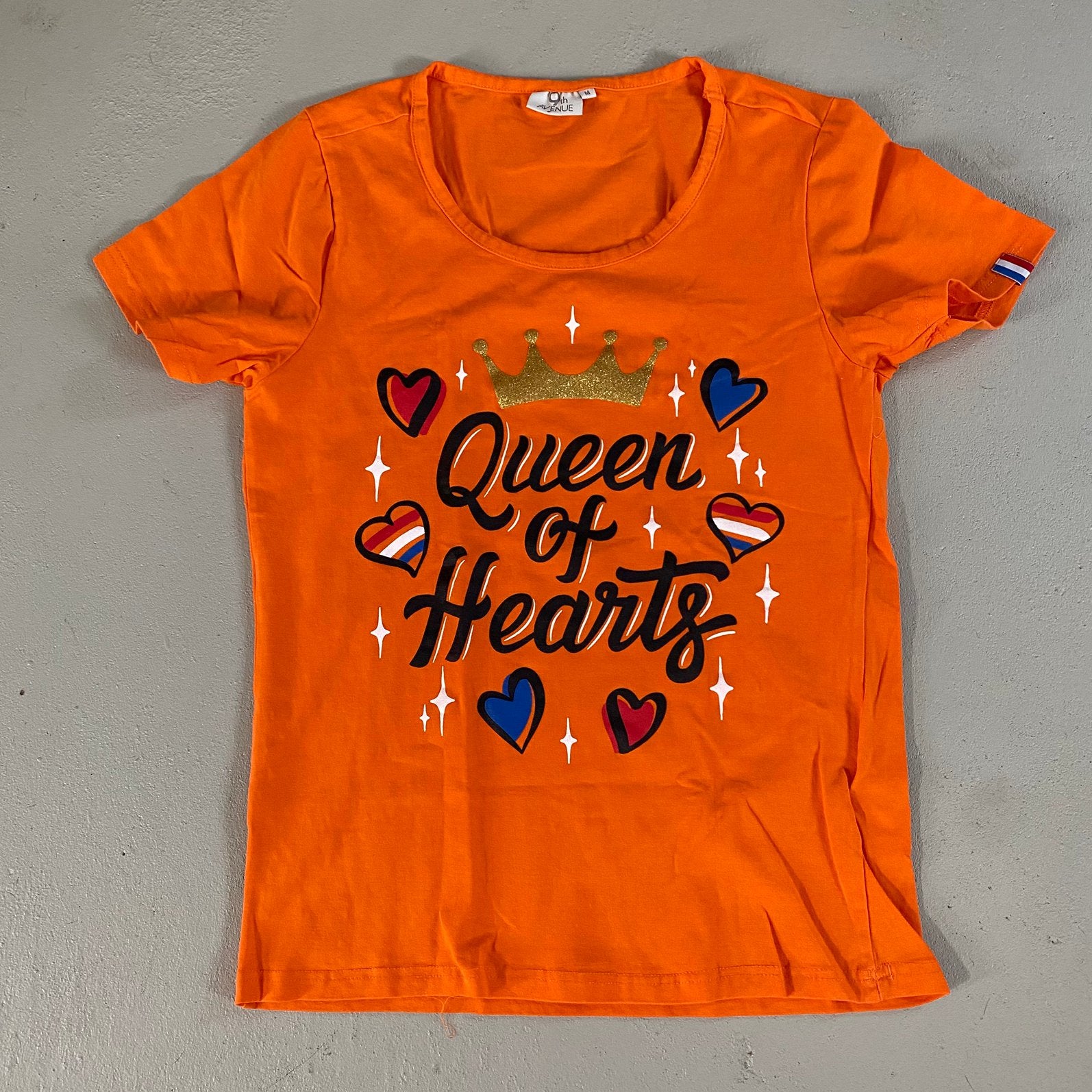 Mooi oranje shirt van 9th Avenue maat M, Maat 38/40 (M), Verzenden, Oranje, Zo goed als nieuw