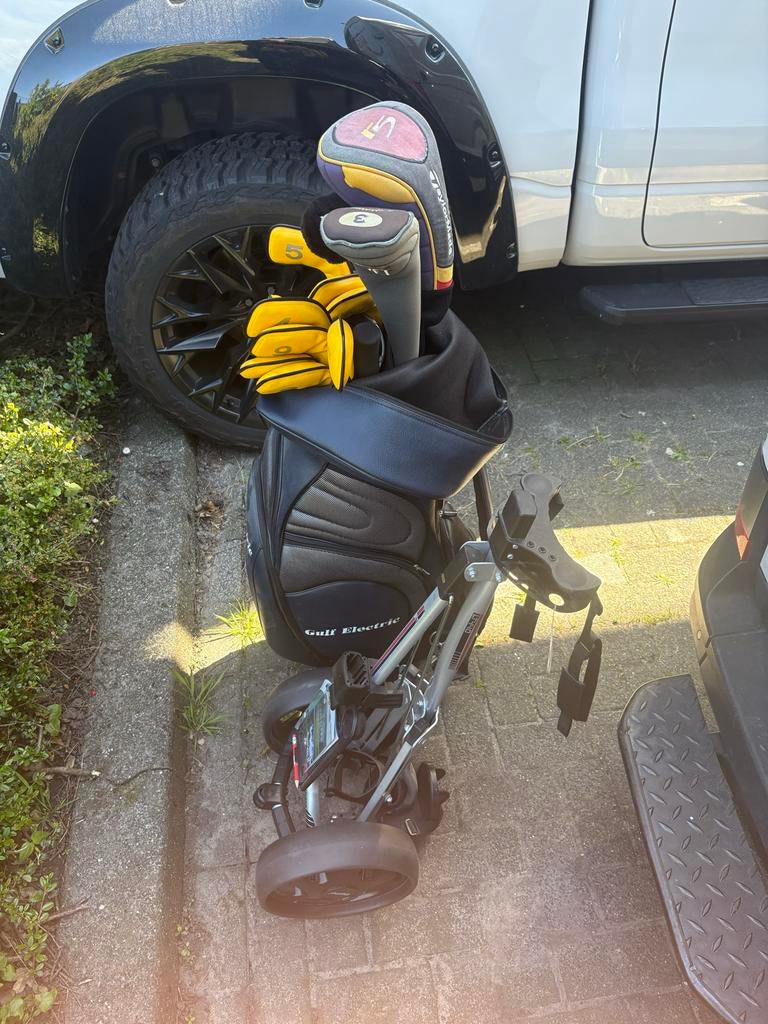 Complete golfset met tas en trolley, Sport en Fitness, Golf, Ophalen of Verzenden, Gebruikt, Set, Callaway