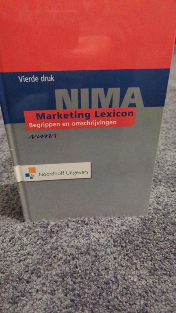 NIMA marketing lexicon, Ophalen of Verzenden, Nieuw, Management