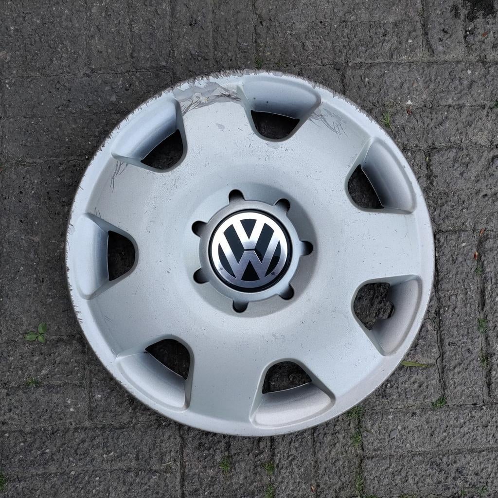 Wieldop VW,merk,embleem,kunststof,grijs,buitenmaat 39 cm, Auto diversen, Wieldoppen, Ophalen of Verzenden, Gebruikt