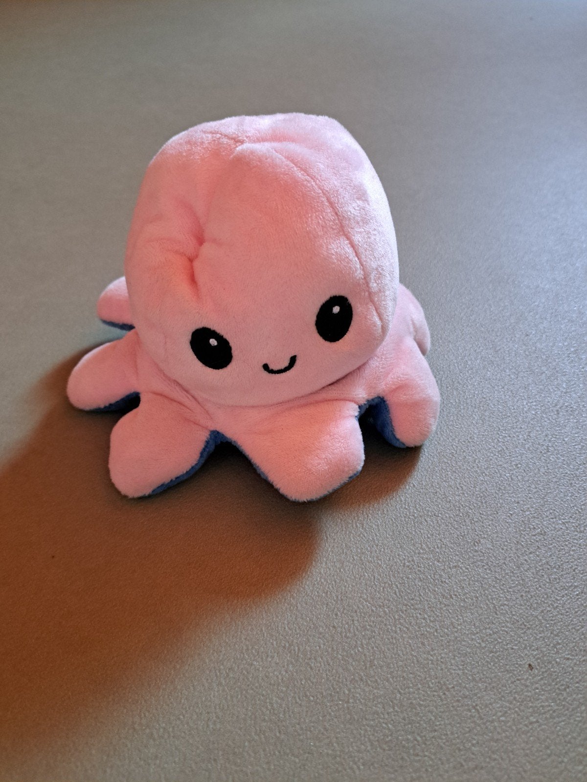 Knuffel octopus 2 kanten, Overige typen, Ophalen of Verzenden, Zo goed als nieuw, Meerkleurig