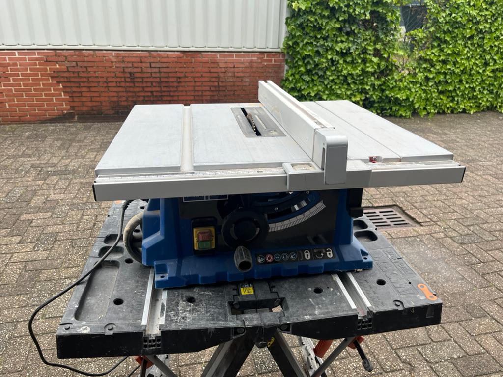Scheppach HS 105 zaagtafel, Doe-het-zelf en Verbouw, Gereedschap | Zaagmachines, Ophalen, Cirkelzaag, 70 mm of meer, Zo goed als nieuw