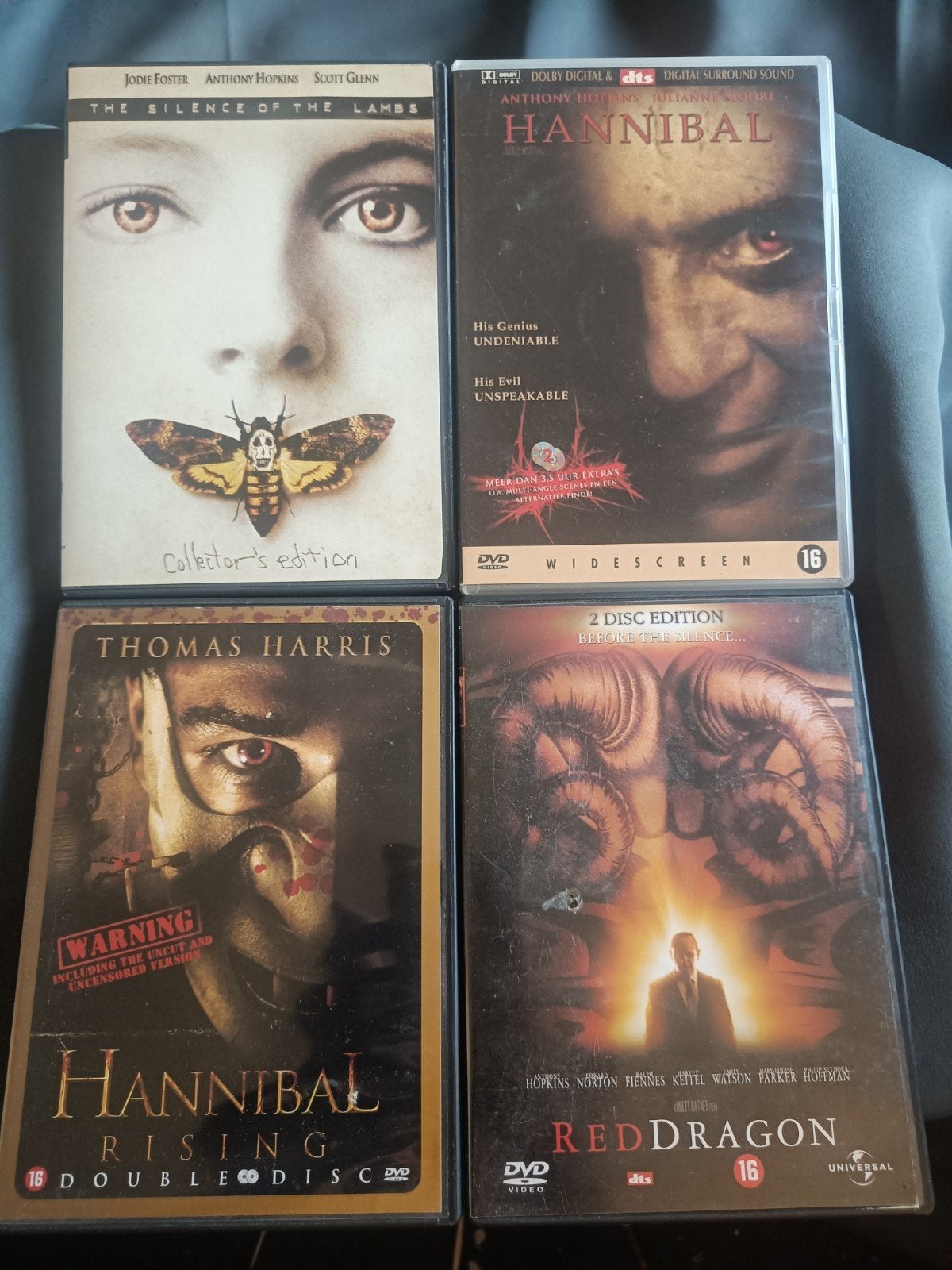 Hannibal Lecter dvd Collectie, Psychologische thriller, Nederlands, Ophalen of Verzenden, Gebruikt