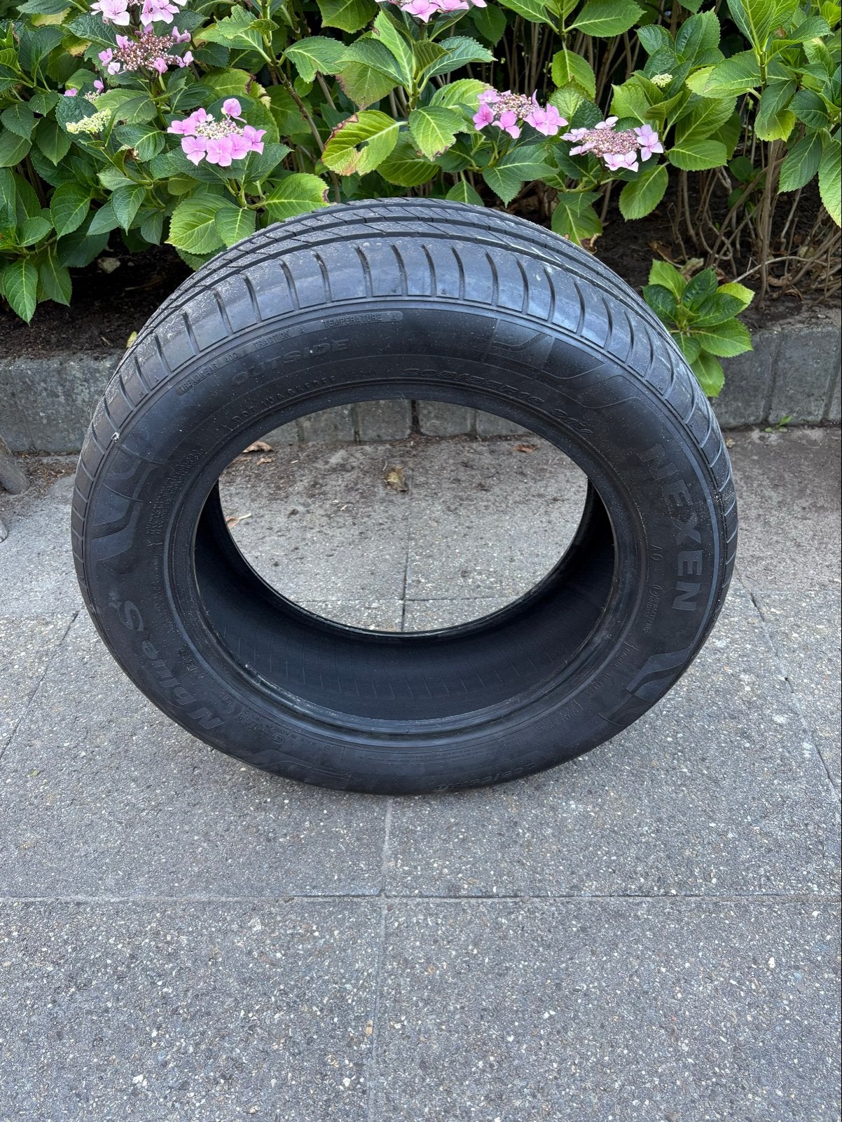 4 Duitse zomerbanden - Nexen N Blue S 205/55R16 91V, Auto-onderdelen, Banden en Velgen, Ophalen, Gebruikt, 16 inch, 205 mm
