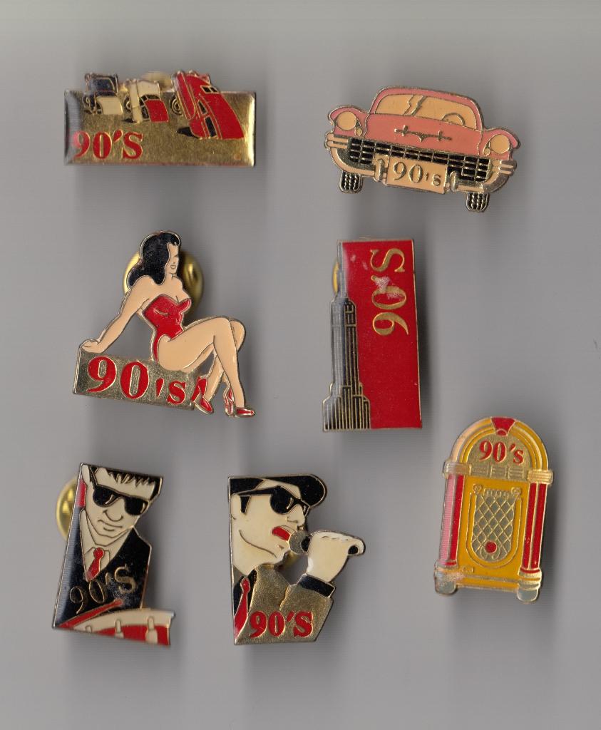 Jukebox Pin up Girl 90s USA Cadillac pins, Gebruikt, Niet vindbaar, Niet vindbaar, Speldje of Pin