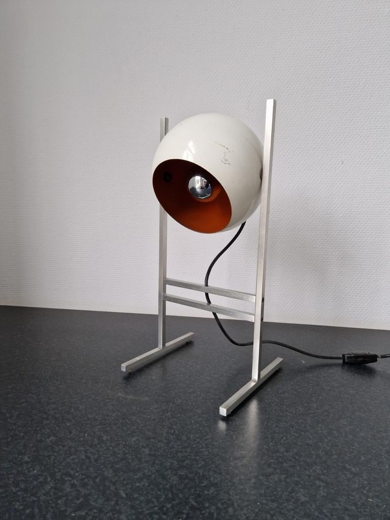 Vintage eyeball tafellamp design, Ophalen of Verzenden, Minder dan 50 cm