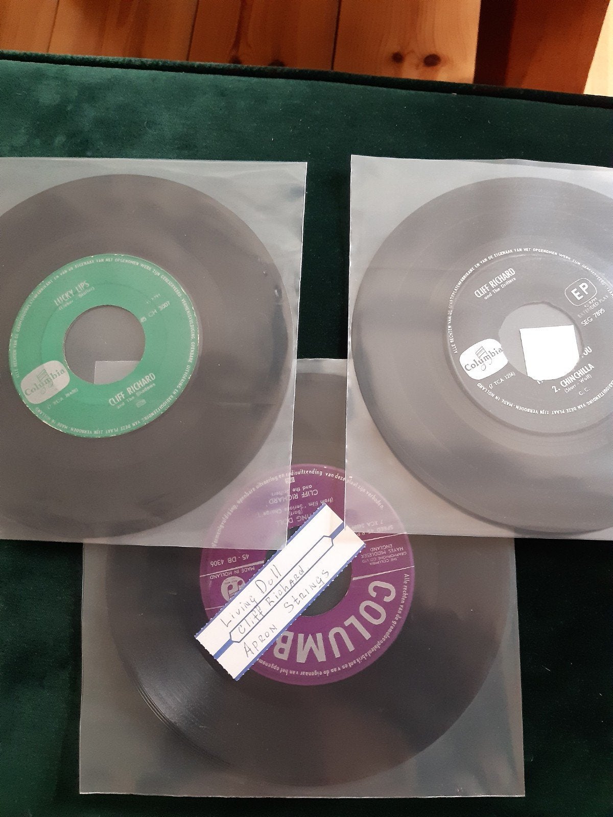 3 singels Cliff Richard., Cd's en Dvd's, Vinyl Singles, Ophalen of Verzenden, Gebruikt, Pop