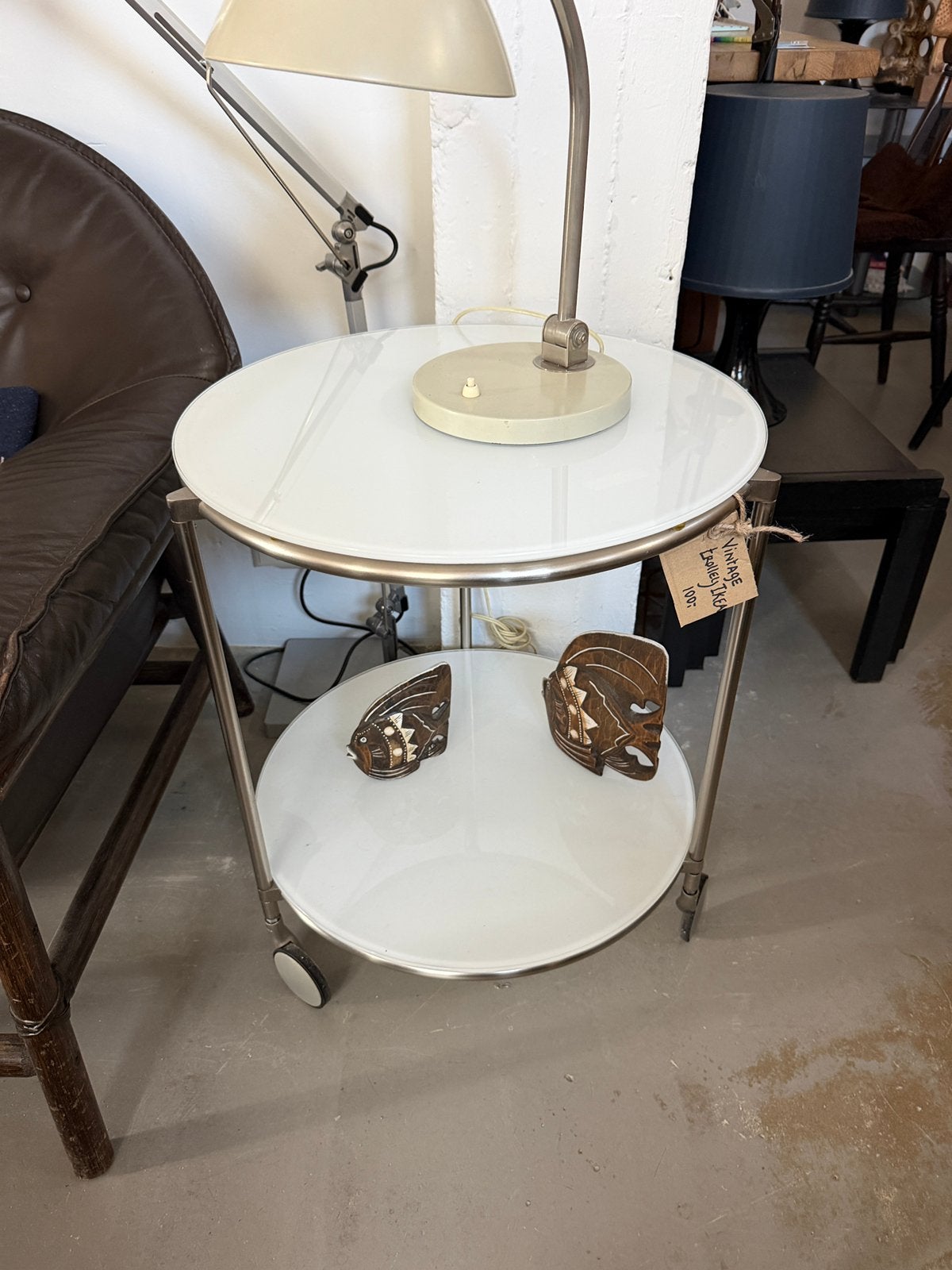 Vintage bijzettafel Ikea, Strind trolley, serveerwagen, Ophalen, Gebruikt, Ikea, I