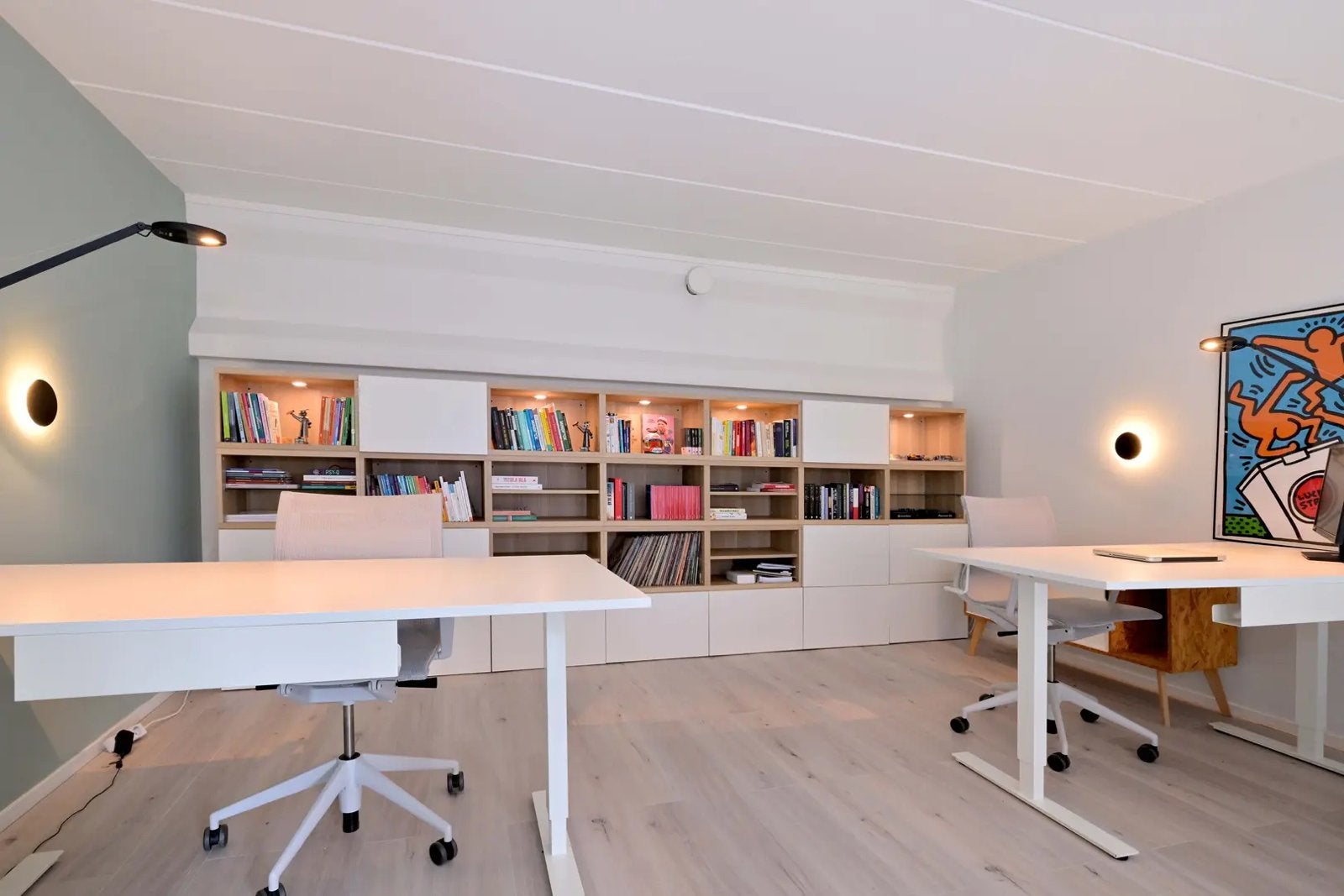 2 Trotten Ikea sta zit bureaus verstelbaar, Ophalen