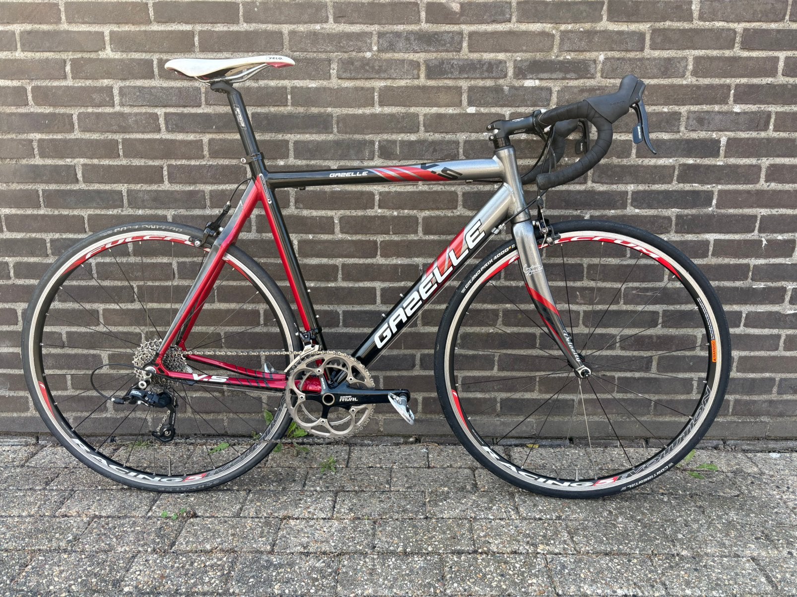 Gazelle racefiets - Sram rival - 57 cm, Ophalen, 28 inch, Aluminium, Zo goed als nieuw