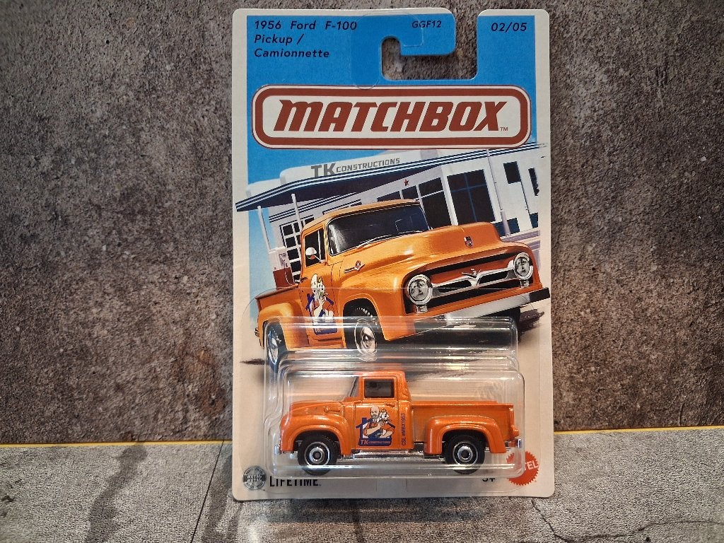 1956 Ford F-100 Pickup van Matchbox, Ophalen, Nieuw, Auto