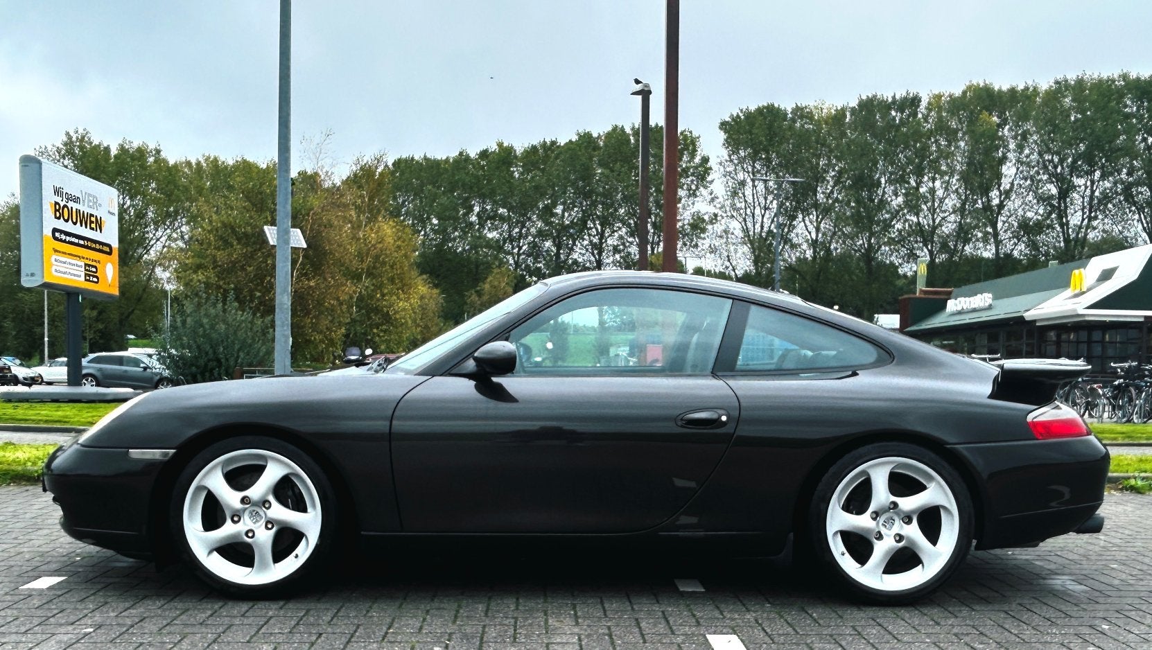 Porsche 911 3.4 Carrera Coupe - manual, Auto's, Achterwielaandrijving, 4 stoelen, Zwart, Leder