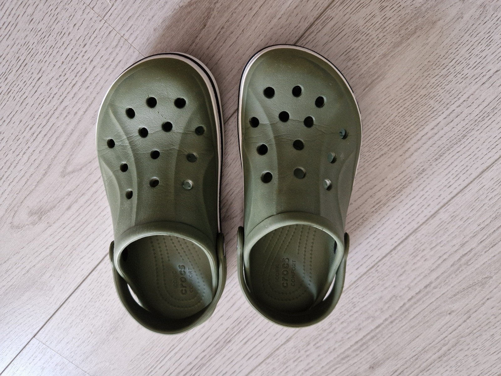 Crocs klompen maat 32 - Groen, Gebruikt, Crocs, Jongen of Meisje, Schoenen