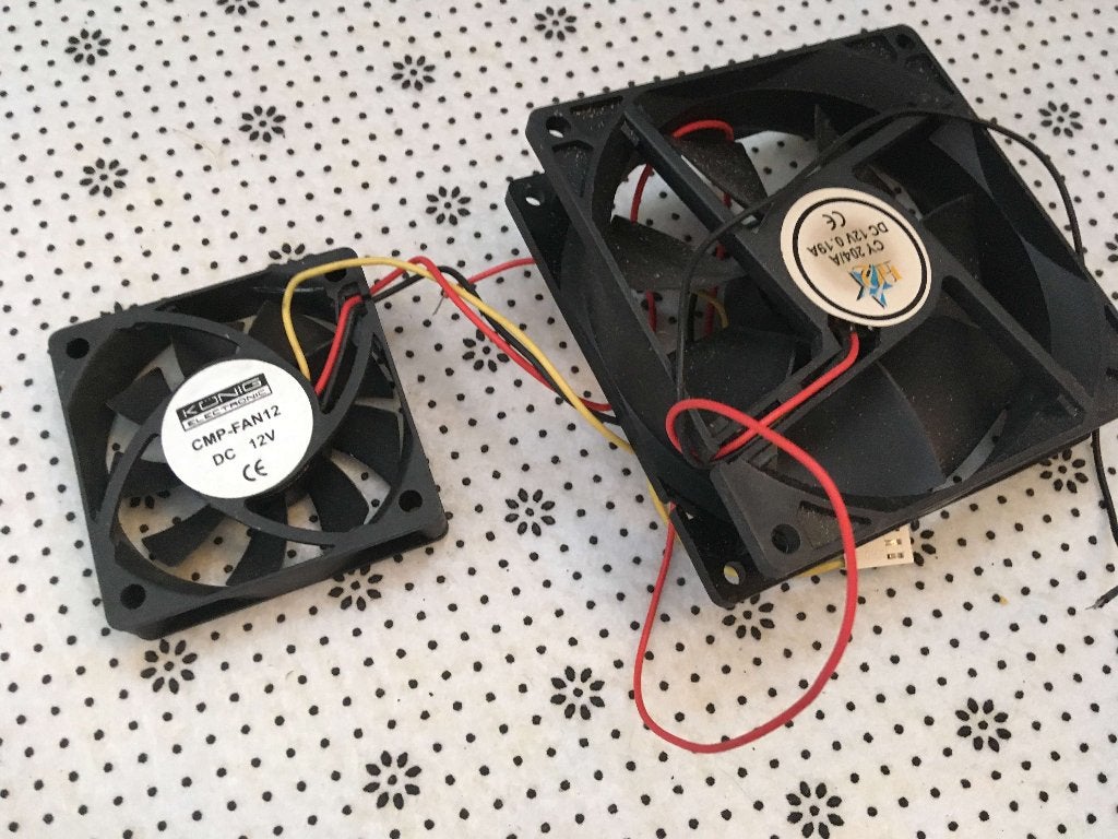 Diverse PC ventilatoren (nieuw en gebruikt) - 10, 12 cm, Ophalen of Verzenden, Zo goed als nieuw, Luchtkoeling