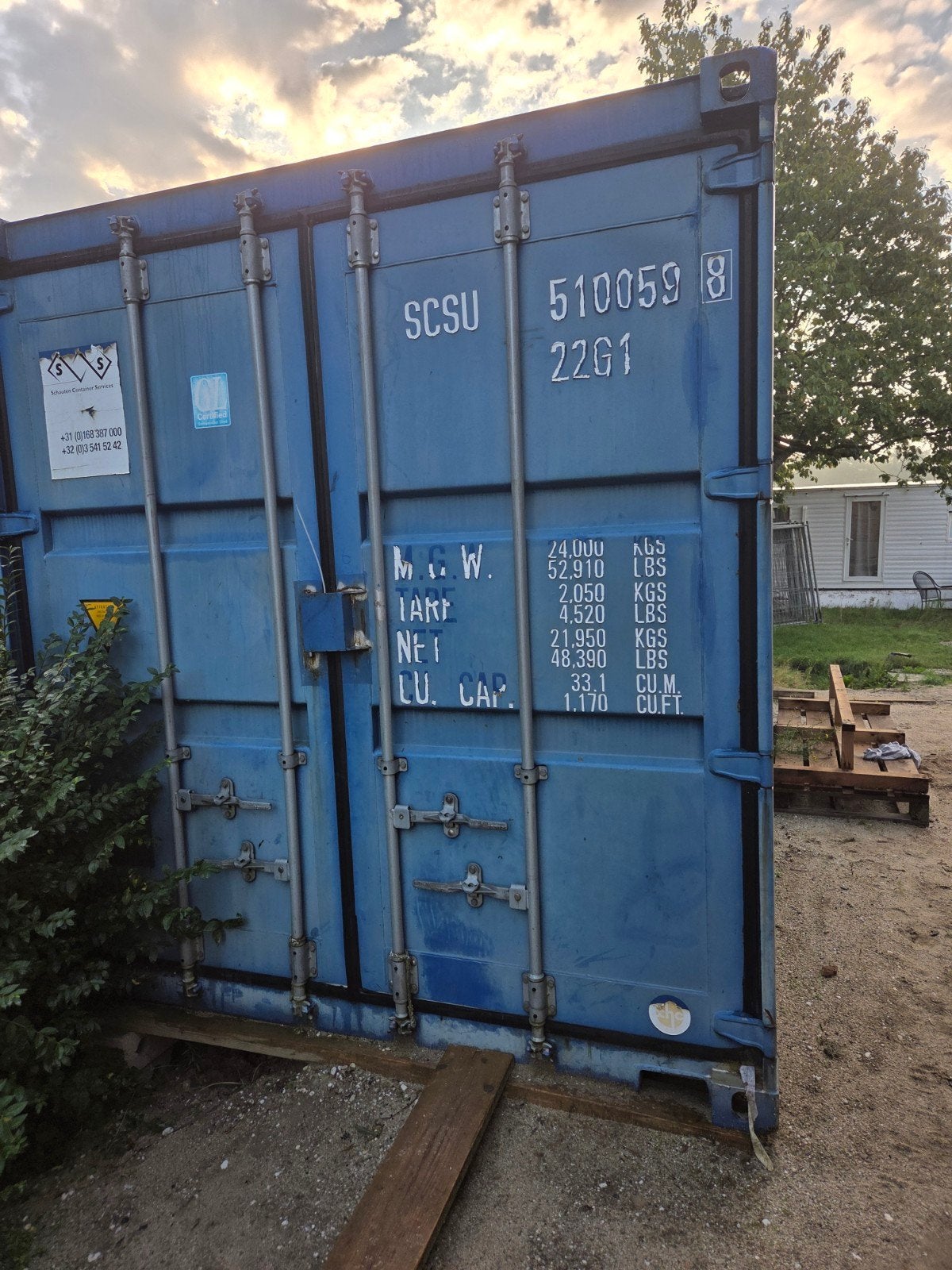 Robuuste 20ft zeecontainer - Ideaal voor opslag, Ophalen