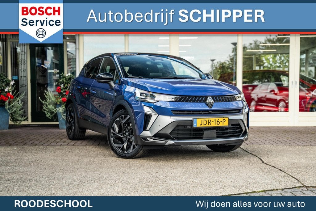 Renault Captur 1.6 E-Tech full hybrid 145 esprit Alpine, Auto's, Renault, Gebruikt, Blauw, Origineel Nederlands, Hybride Elektrisch/Benzine