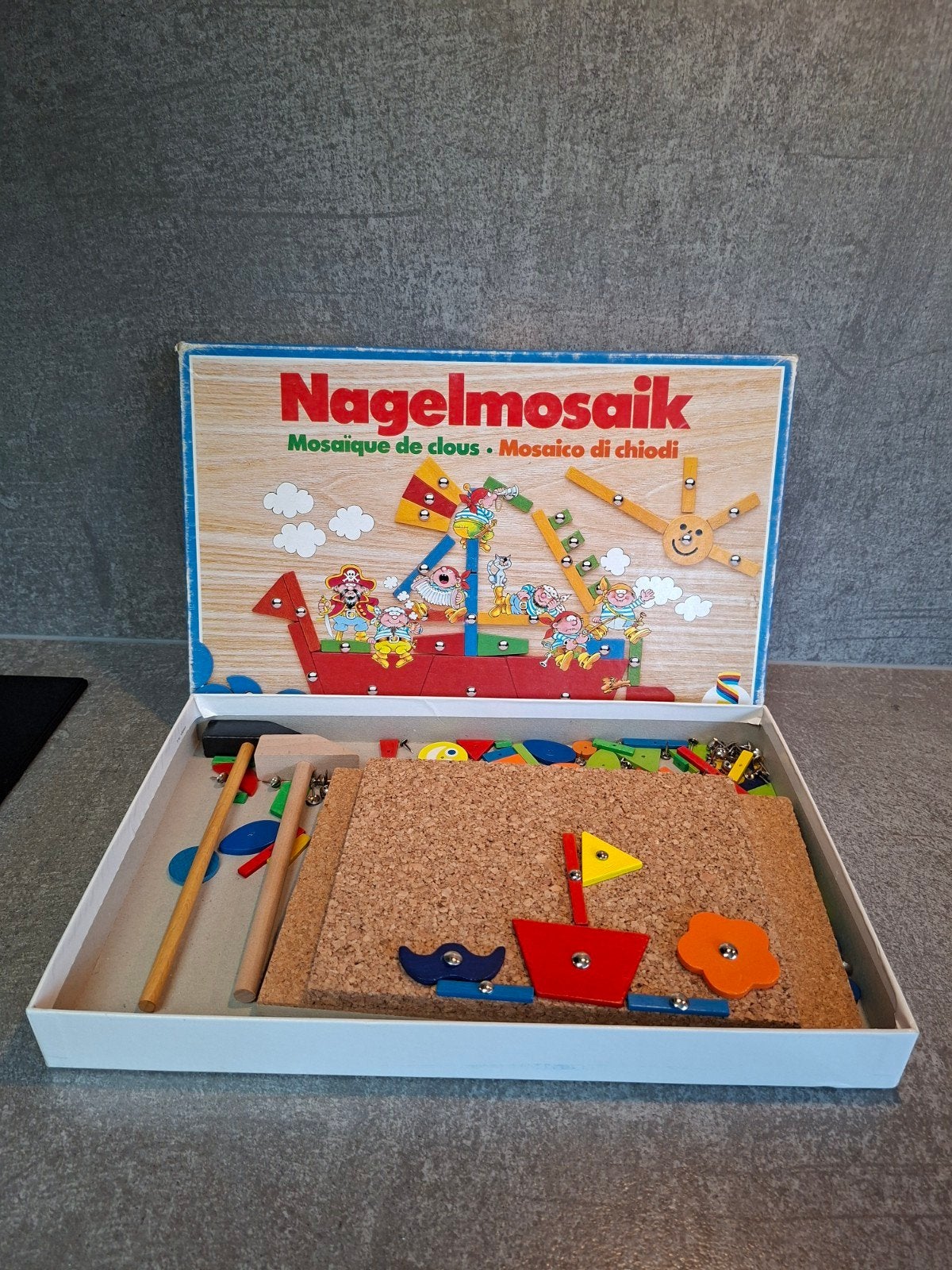 Nagel Mosaik Spel - Creatief Knutselplezier voor Kinderen, Ophalen of Verzenden, Gebruikt, Knutselen