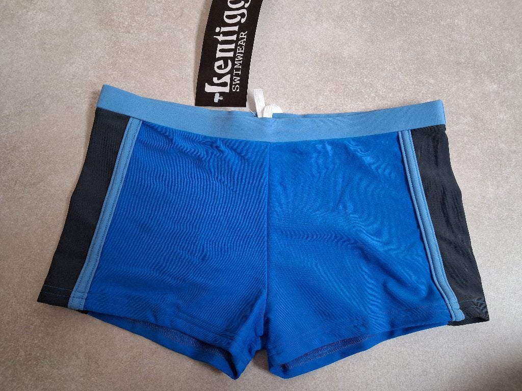 Nieuw! zwembroek blauw Lentiggini maat 116, Lentiggini, Ophalen of Verzenden, Jongen, Nieuw