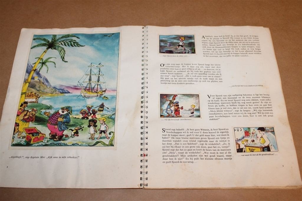 Sjoerd en de Zeerovers — Plaatjesalbum Co-op Meuldijk 1965, Ophalen of Verzenden, Gelezen