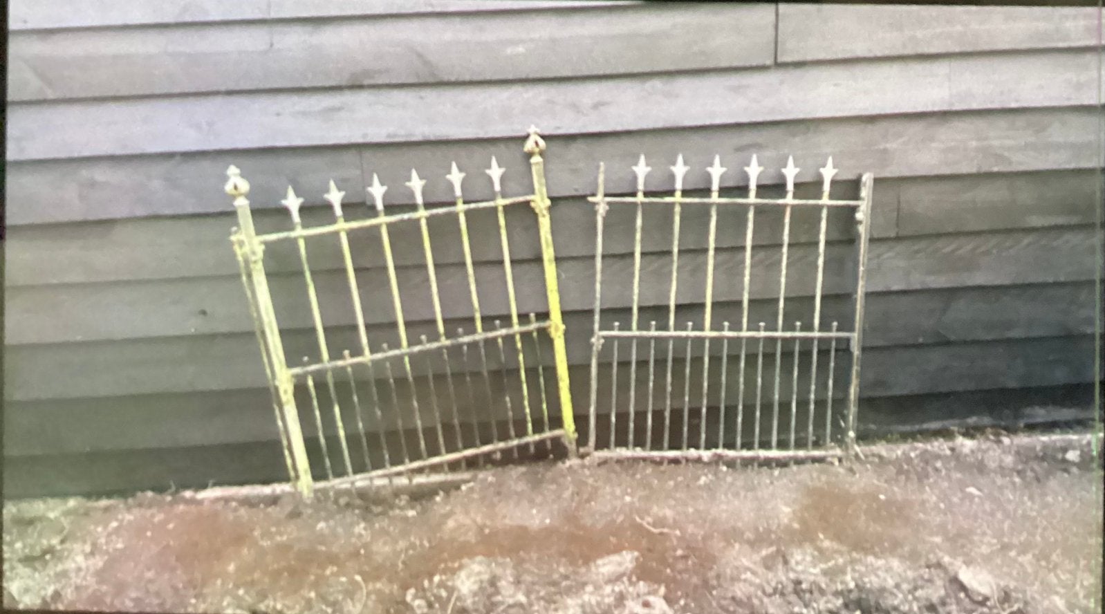 Gietijzeren hekjes, Tuin en Terras, Ophalen, Gebruikt, IJzer, Sierhekwerk
