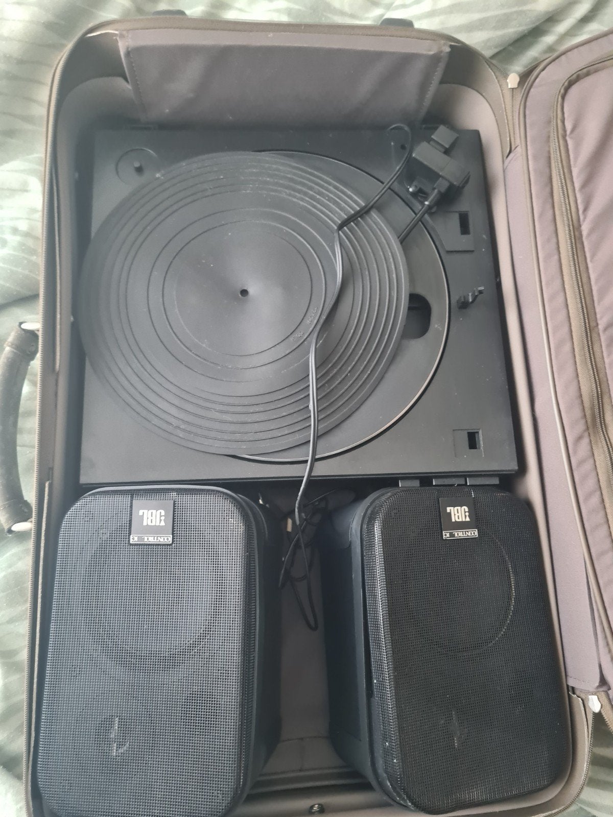 Platenspeler met JBL speakers (reparatie nodig), Ophalen of Verzenden, Niet werkend, Platenspeler, Overige merken