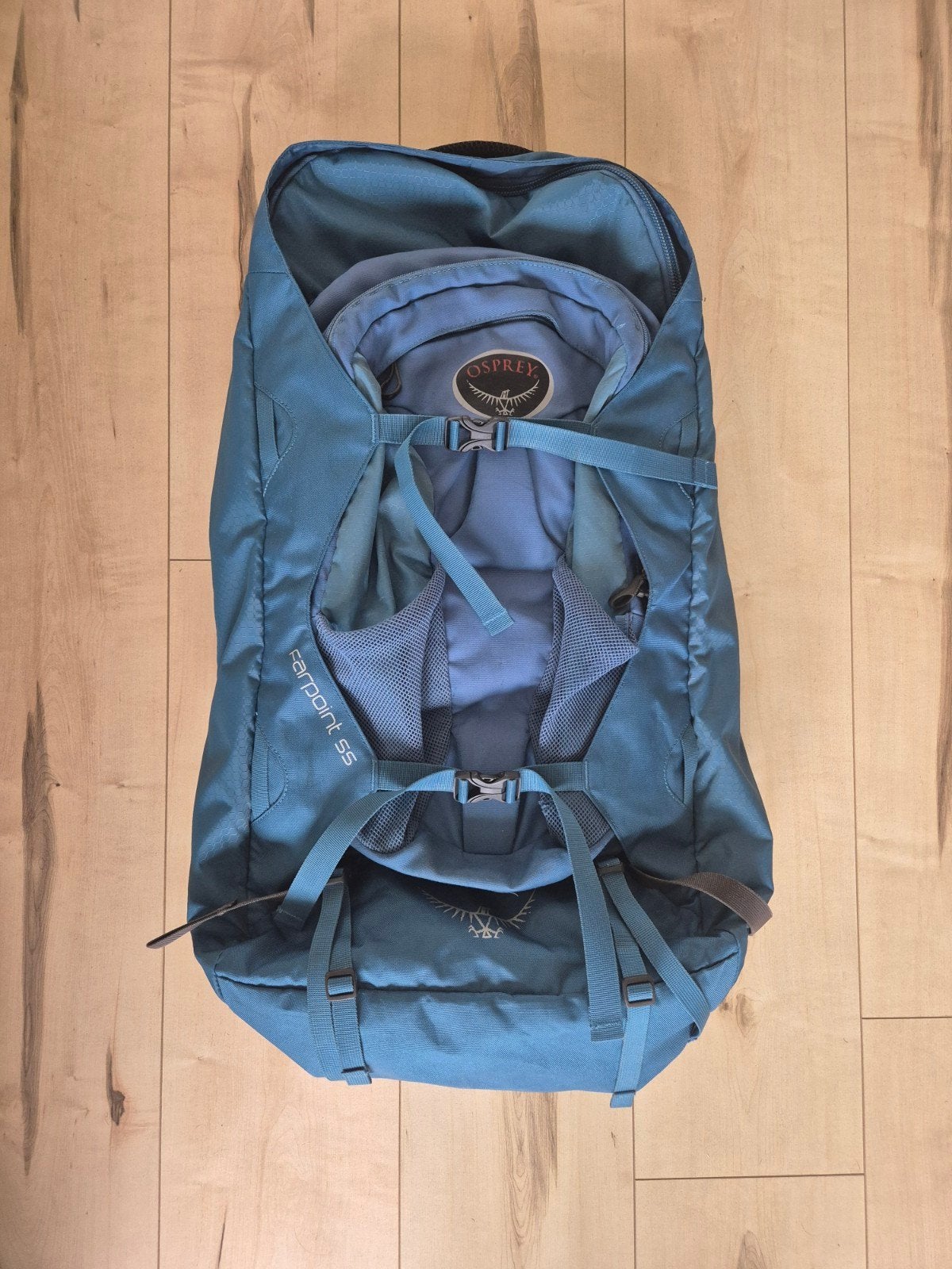 Osprey Farpoint 55L reisrugzak incl. afritsbare daypack, Overige merken, 40 cm of meer, Gebruikt, Ophalen of Verzenden