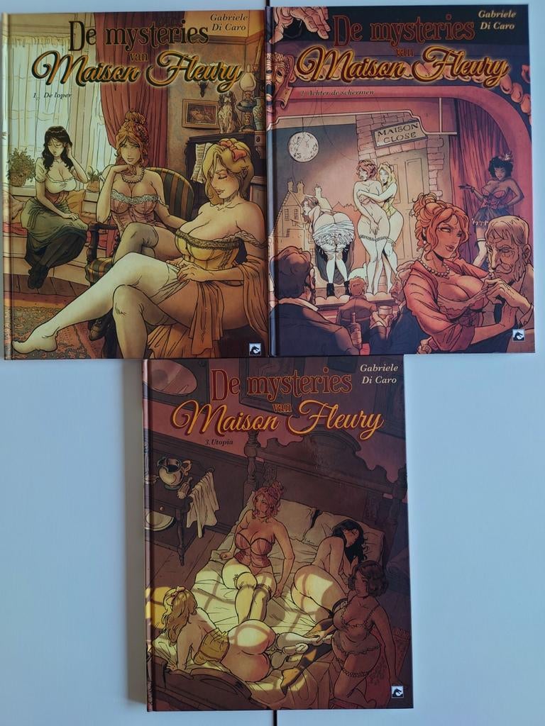 Maison Fleury 1-2-3 hc Dark Dragon, Complete serie of reeks, Ophalen of Verzenden, Zo goed als nieuw, Gabriele Di Caro