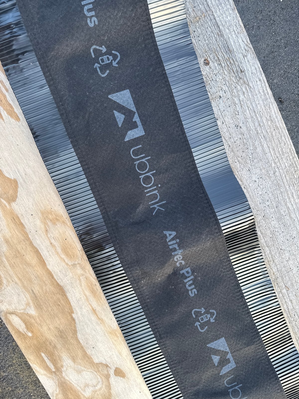 Nokrol - Ubbink Airtec Plus - 5 meter, Doe-het-zelf en Verbouw, Dakpannen en Dakbedekking, Ophalen, Kunststof, Zwart, Overige typen