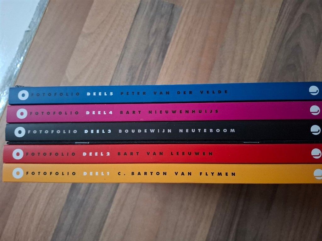 Nederlands Tijdschrift Fotografie - 5x Fotofolio, Fotografie algemeen, Ophalen of Verzenden, Zo goed als nieuw, Diverse auteurs (C. Barton van Flymen, Bart van Leeuwen, etc.)