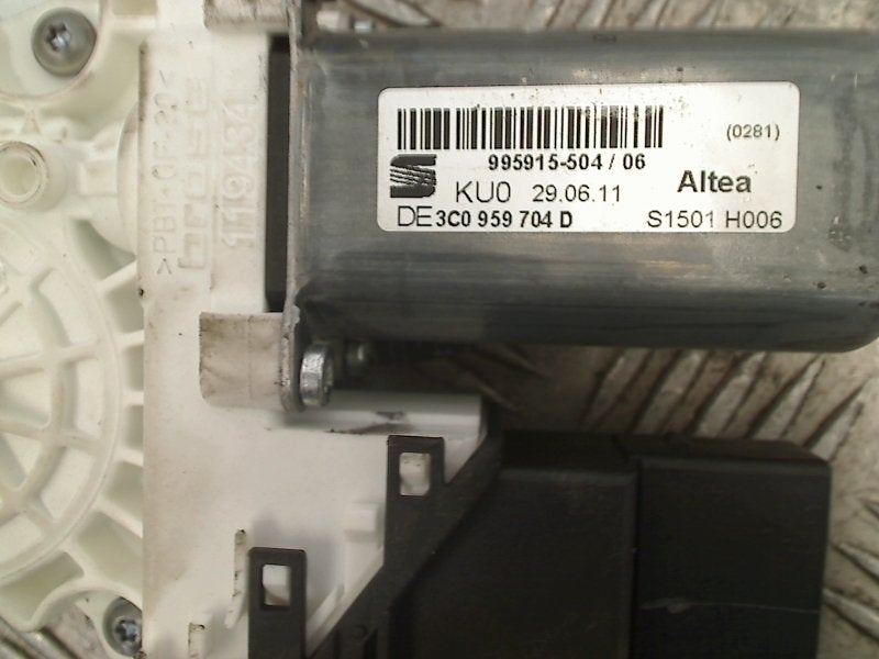 Raammechaniek Elek Rechts Achter + MOTOR Altea XL (5P5) 2008, Service@seat.de, Seat, Seat Deutschland GmbH, Gebruikt