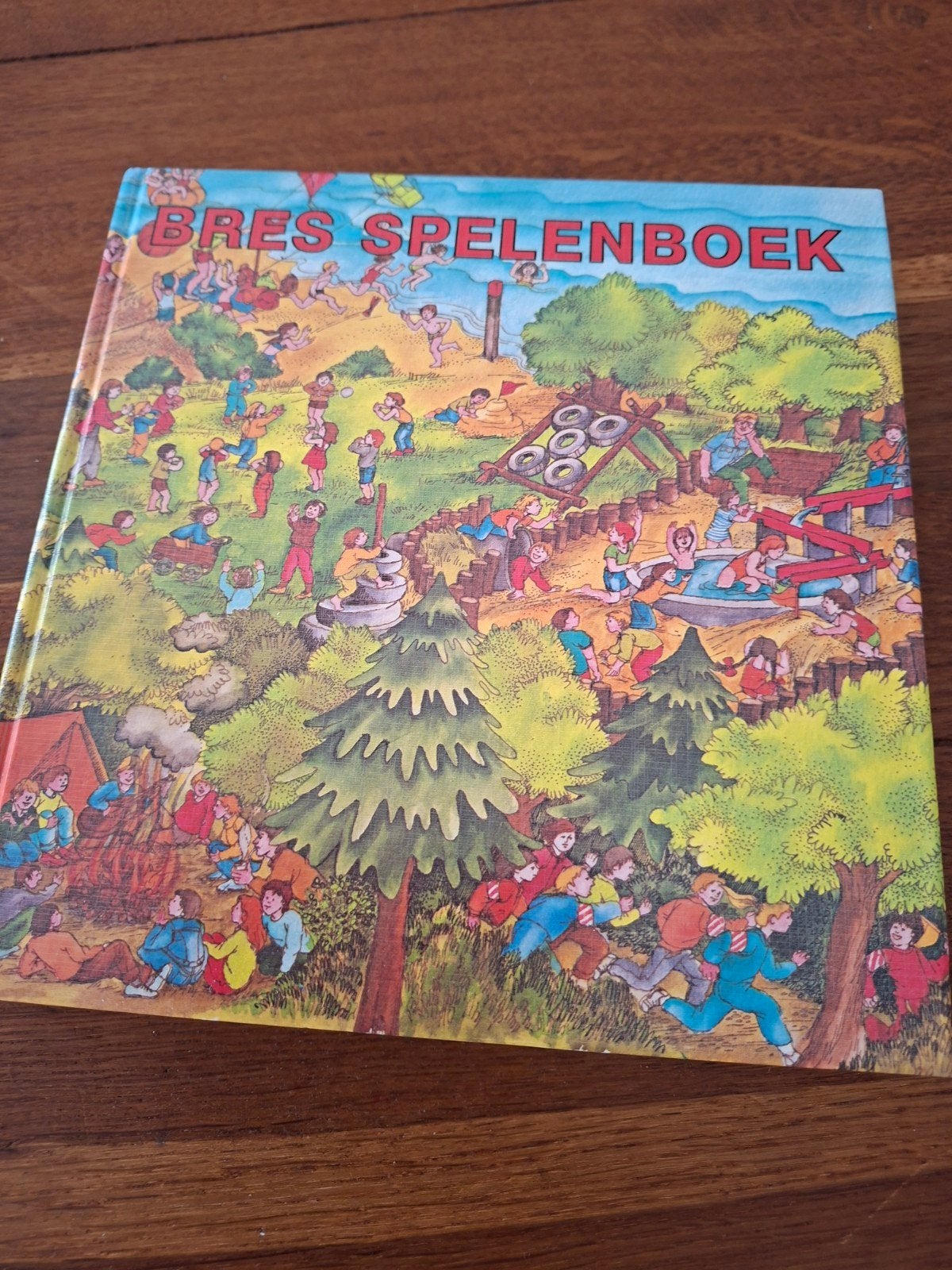 Bres Spelenboek - Vintage Kinderboek vol Spellen, Ophalen of Verzenden, Gelezen, Onbekend, Non-fictie