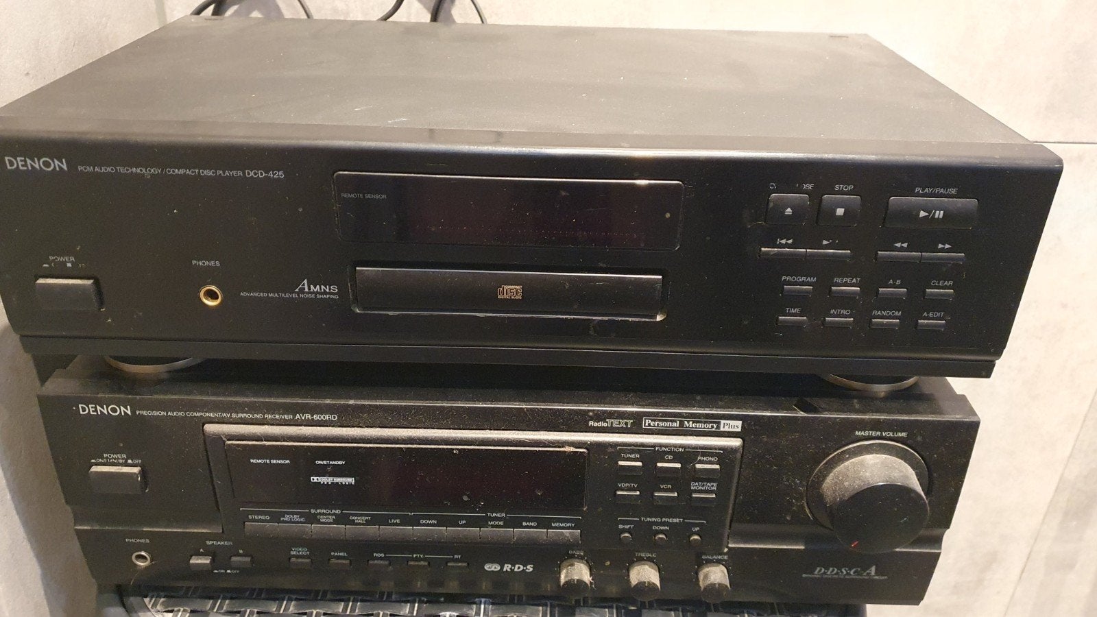 Denon DCD-425 CD-speler en AVR-800 Receiver, Audio, Tv en Foto, Ophalen, Gebruikt, Denon, Losse componenten