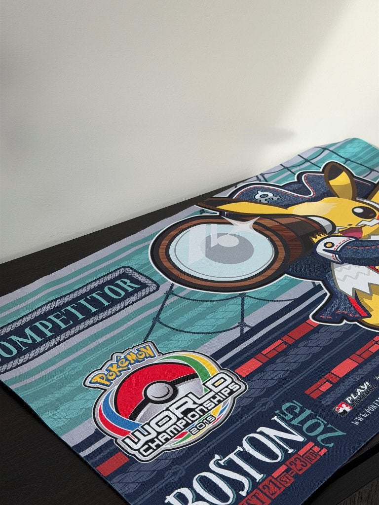 Pokémon World Championship 2015 – Boston Competitor Playmat, Ophalen of Verzenden, Zo goed als nieuw, Overige typen