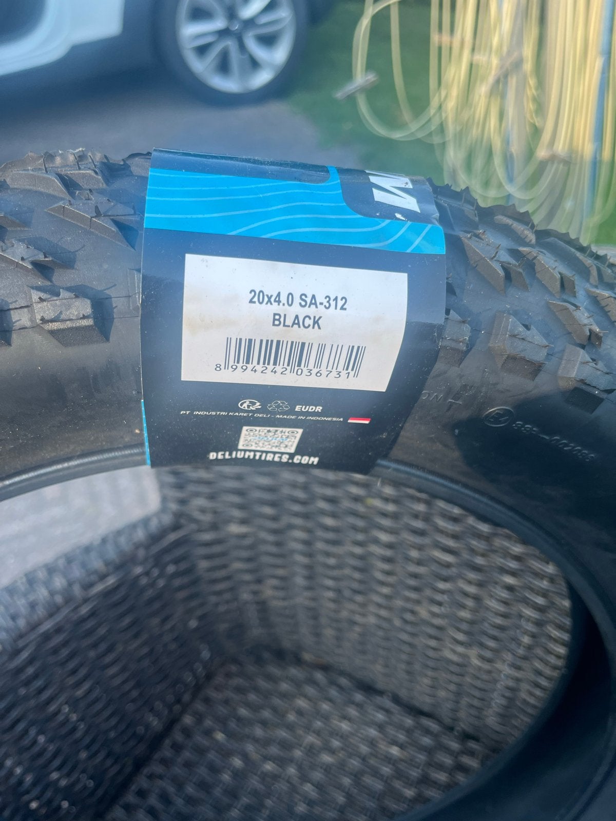 Delium Thundr 20x4.0 Fatbike Band Zwart, Fietsen en Brommers, Fietsonderdelen, Band, Nieuw, Ophalen of Verzenden, Fatbike