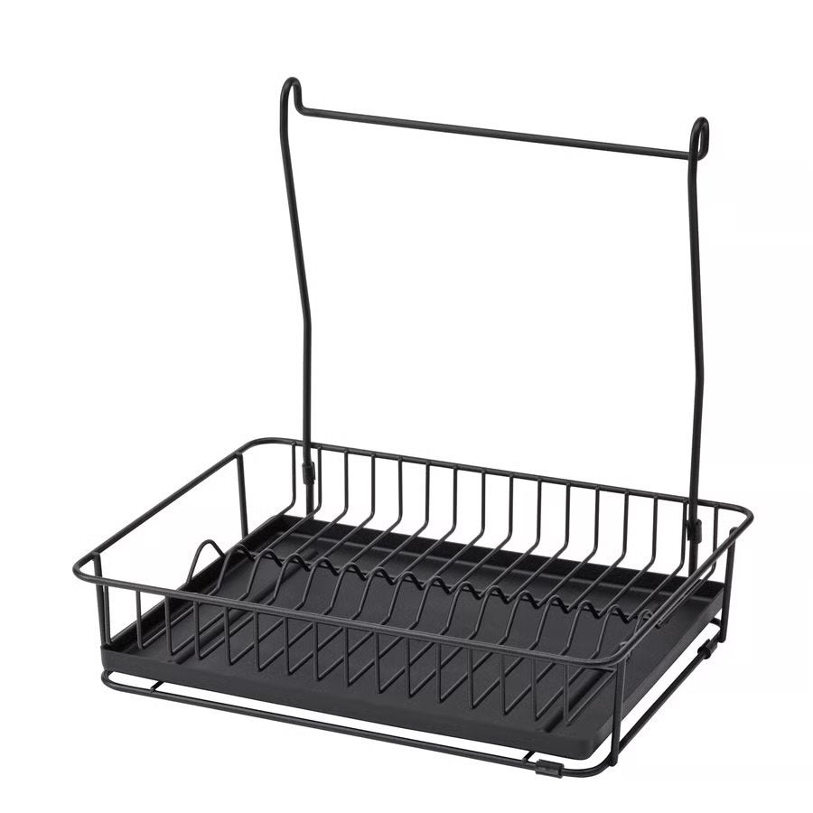 IKEA Hultarp afdruiprek - Zwart, Ophalen, Gebruikt, Bordenrek, IKEA