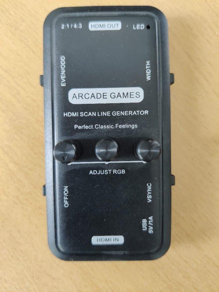 ARCADE HDMI image scanLine generator II  Verzenden kan, Ophalen, Zo goed als nieuw