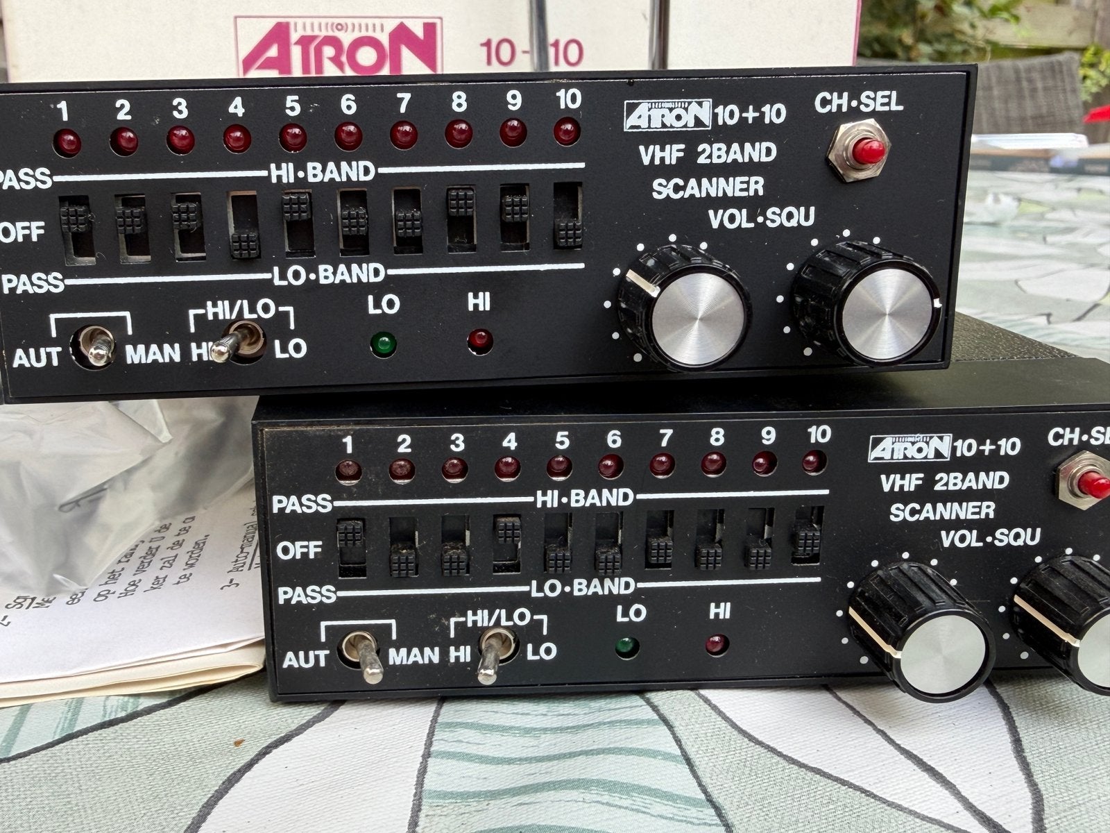 2x Atron kristal scanner nieuw in doos !!, Ophalen, Nieuw, Minder dan 30 kanalen