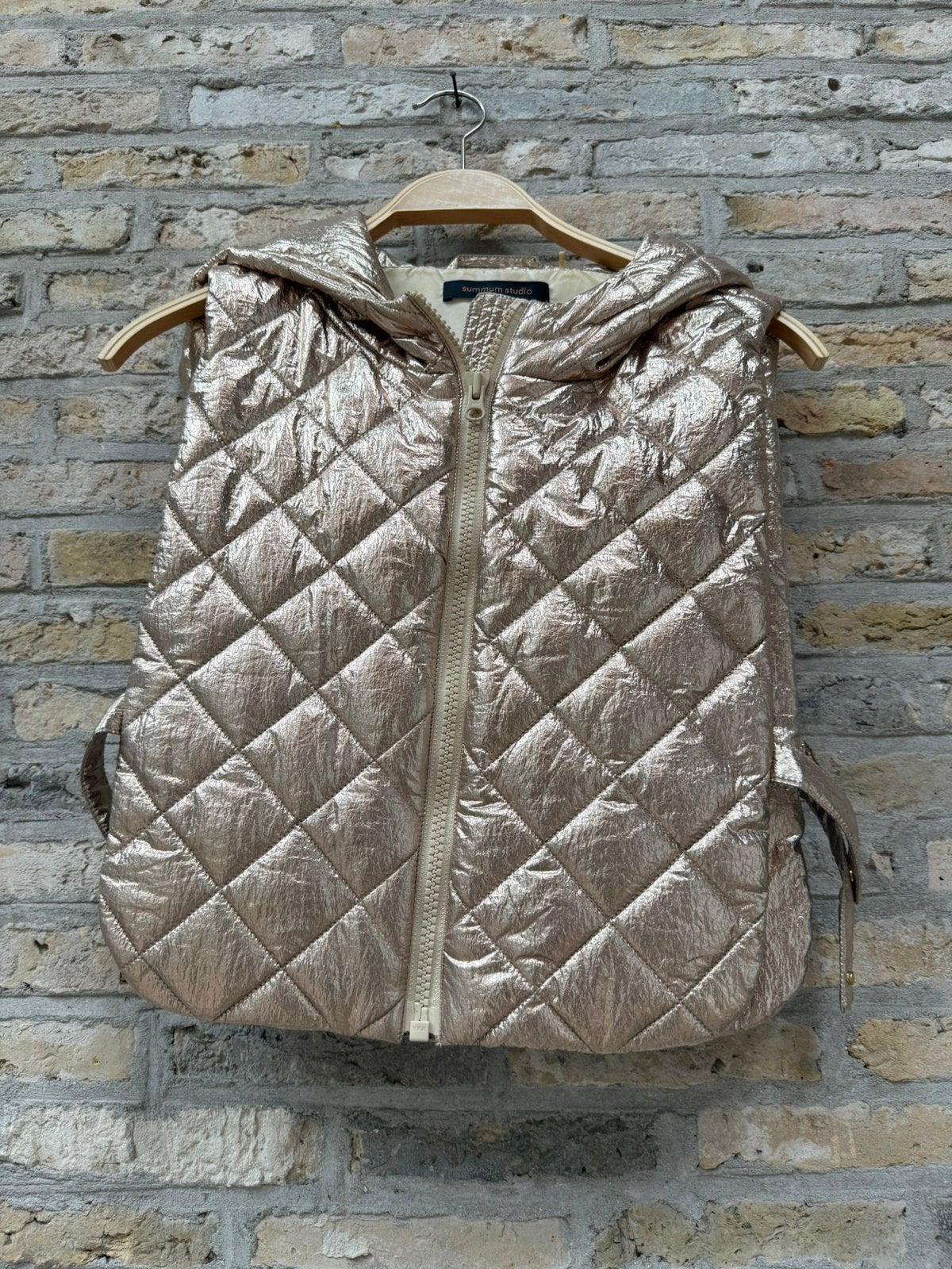 Summum bodywarmer goud one size, Verzenden, Zo goed als nieuw, Maat 38/40 (M), Goud